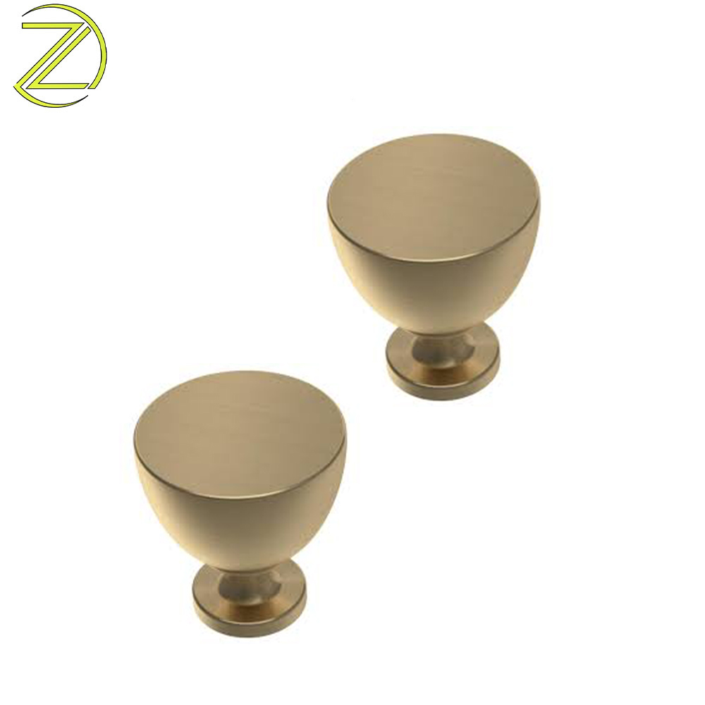 25x25mm brass drawer handle