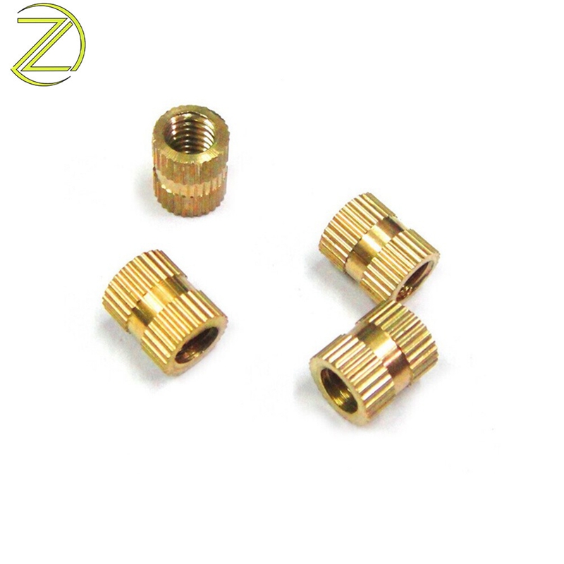 Knurled Brass Insert Nuts With Threaded M4