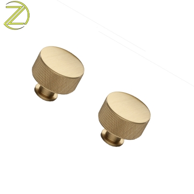  knurled modern cabinet knob handle