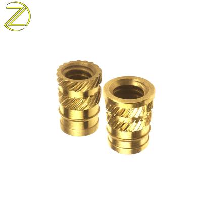 Customized metric diamond knurled inserts for plastic injection molding