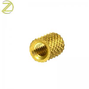 Customized metric diamond knurled inserts for plastic injection molding