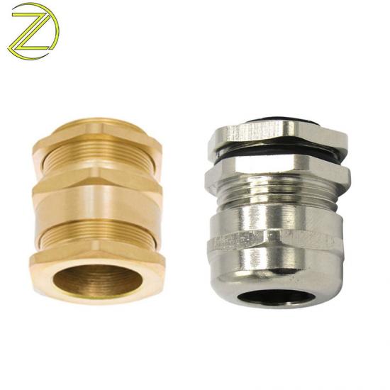 M20 Nickel Plated Brass Cable Gland Manufacturer Manufacturers-Xiamen Zhong  Li Da Machinery Co.,Ltd.