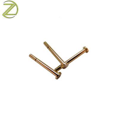 M4 Threaded Brass Dowel Pins